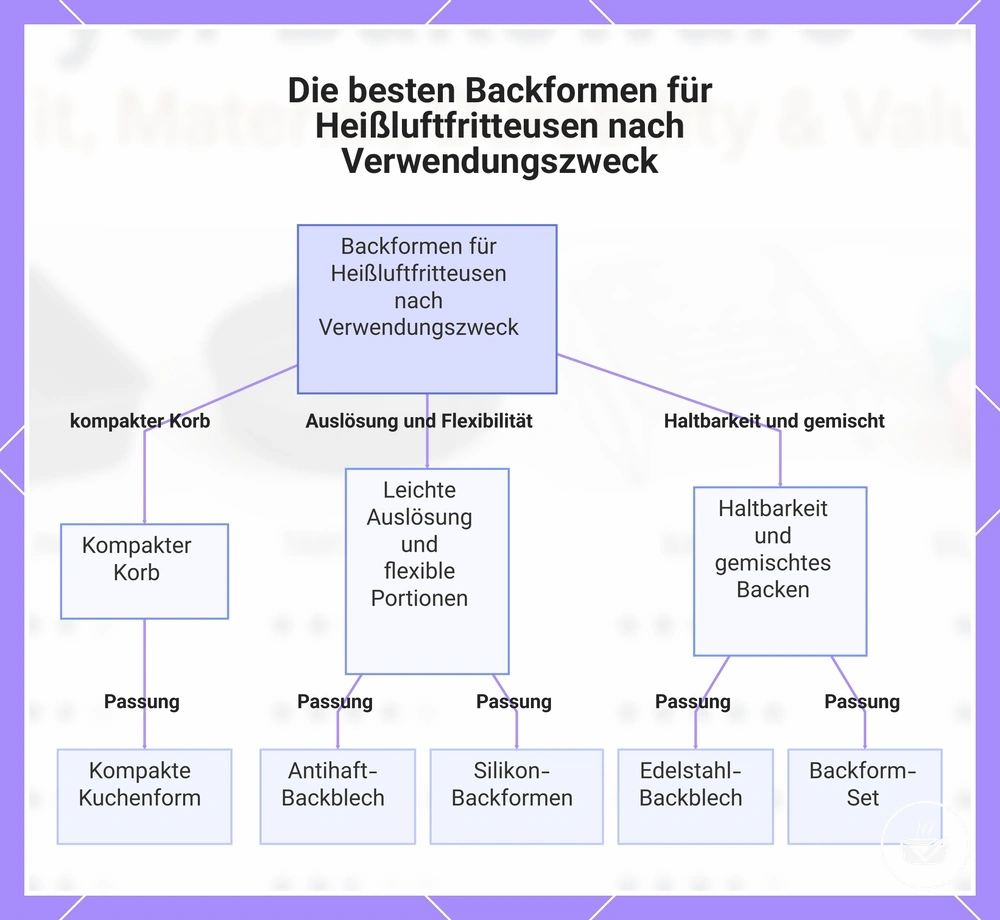 Die besten Backformen für Heißluftfritteusen nach Verwendungszweck