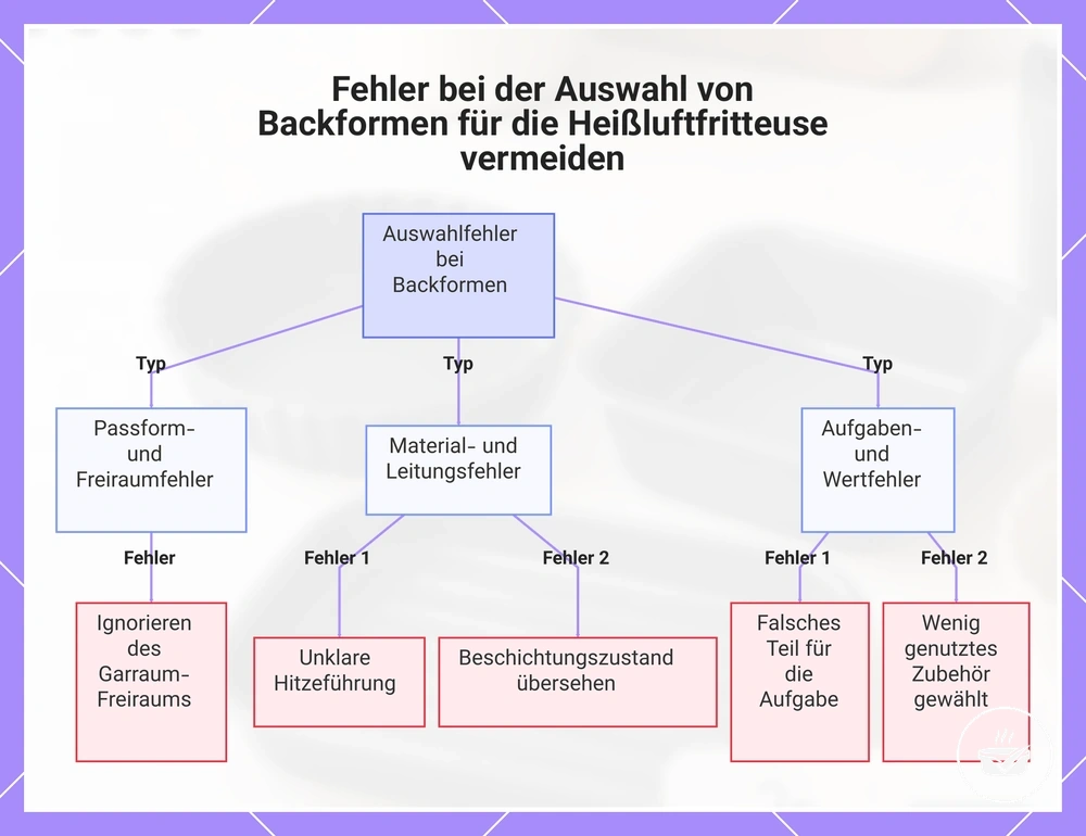 Fehler bei der Auswahl von Backformen für die Heißluftfritteuse vermeiden