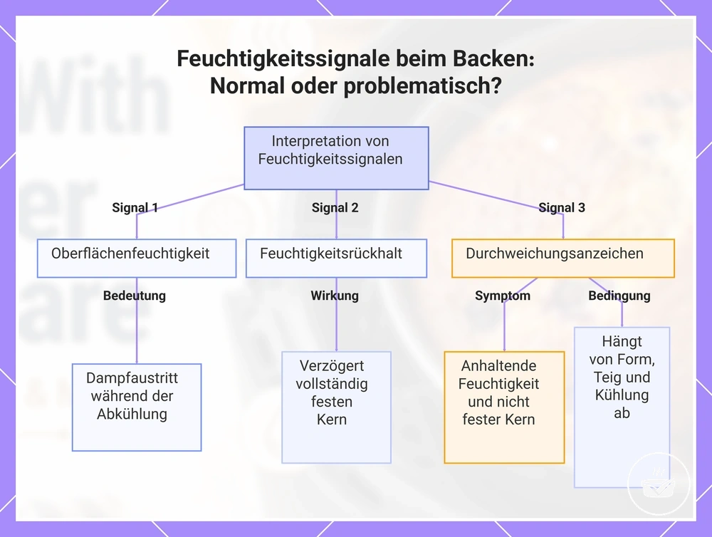 Feuchtigkeitssignale beim Backen: Normal oder problematisch?