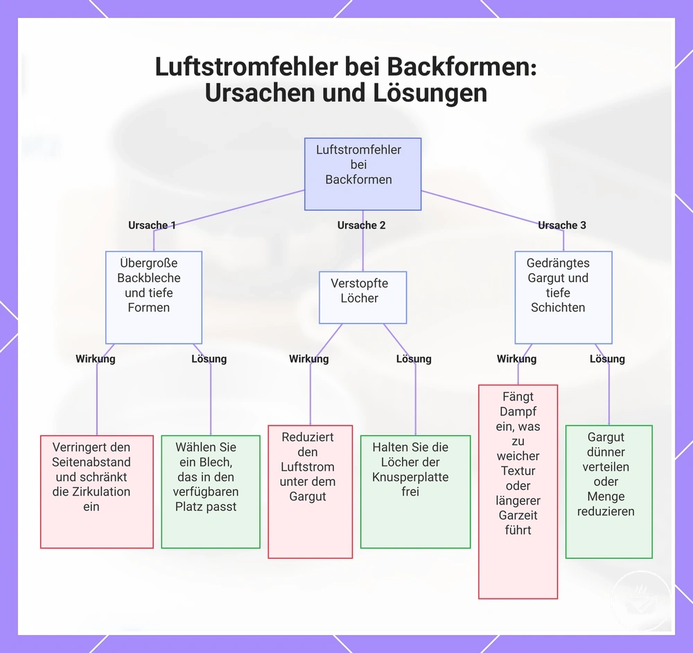 Luftstromfehler bei Backformen: Ursachen und Lösungen