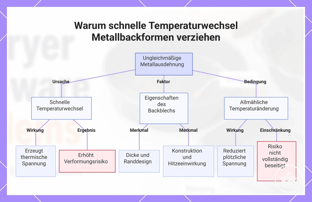 Warum schnelle Temperaturwechsel Metallbackformen verziehen