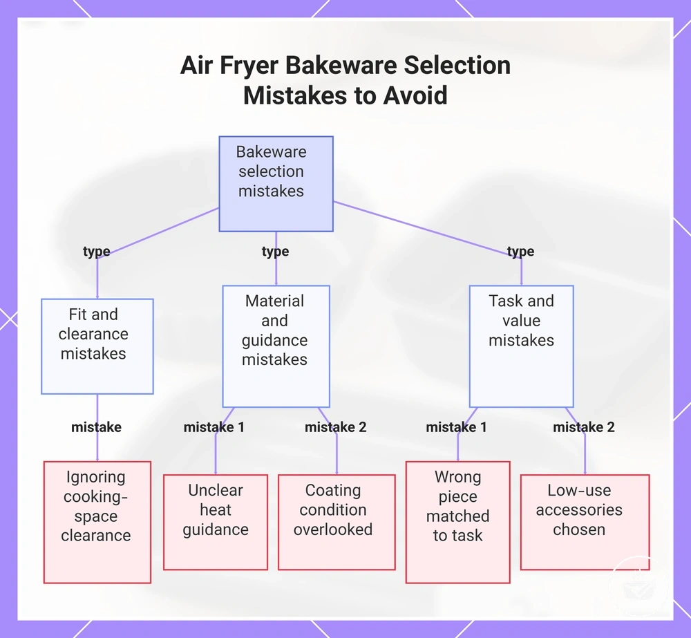Air Fryer Bakeware Selection Mistakes to Avoid