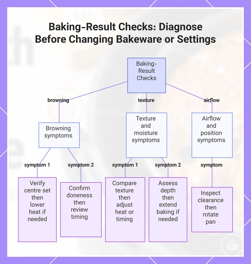 Baking-Result Checks: Diagnose Before Changing Bakeware or Settings