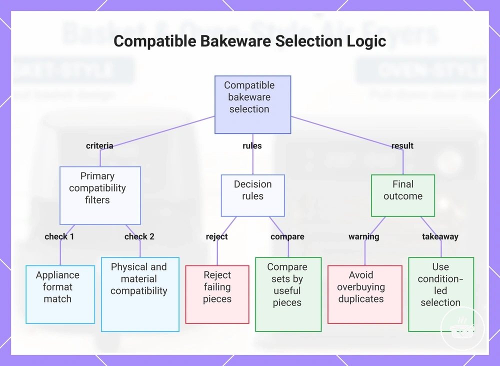 Compatible Bakeware Selection Logic