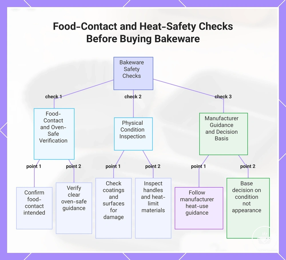 Food-Contact and Heat-Safety Checks Before Buying Bakeware