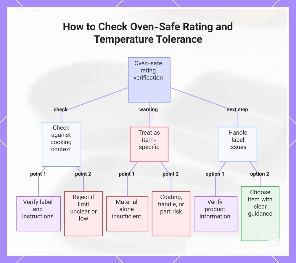 How to Check Oven-Safe Rating and Temperature Tolerance
