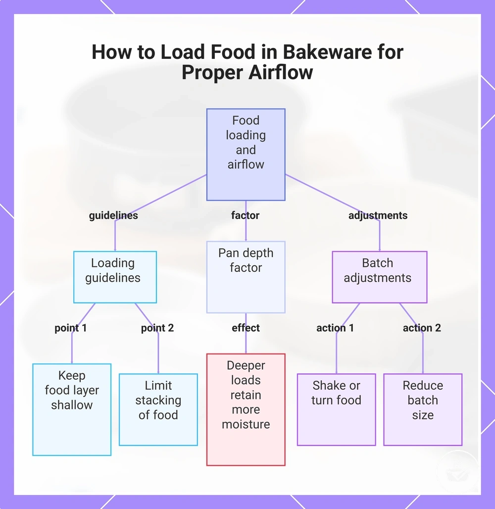 How to Load Food in Bakeware for Proper Airflow