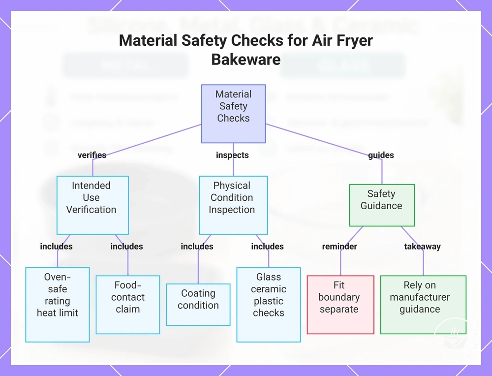 Material Safety Checks for Air Fryer Bakeware