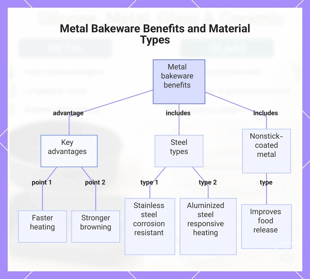 Metal Bakeware Benefits and Material Types