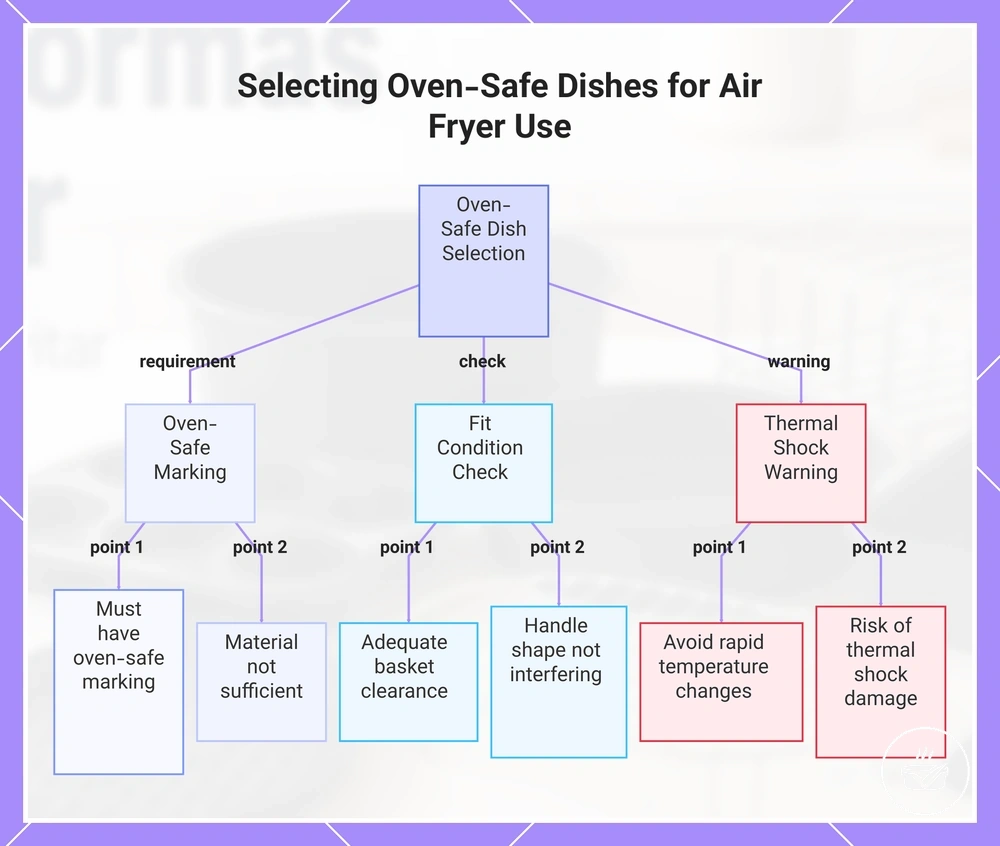 Selecting Oven-Safe Dishes for Air Fryer Use