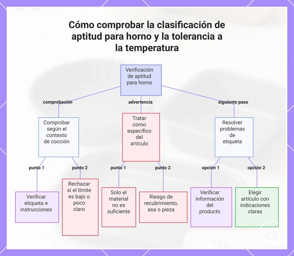 Cómo comprobar la clasificación de aptitud para horno y la tolerancia a la temperatura