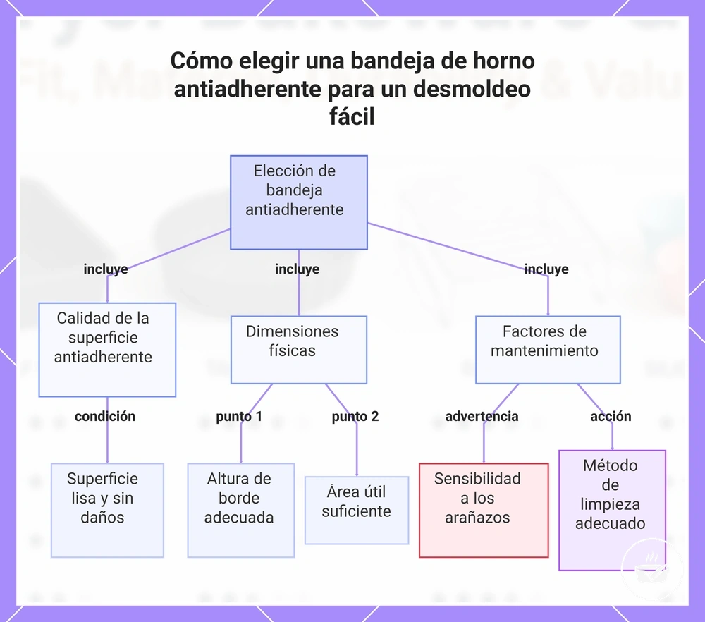 Cómo elegir una bandeja de horno antiadherente para un desmoldeo fácil