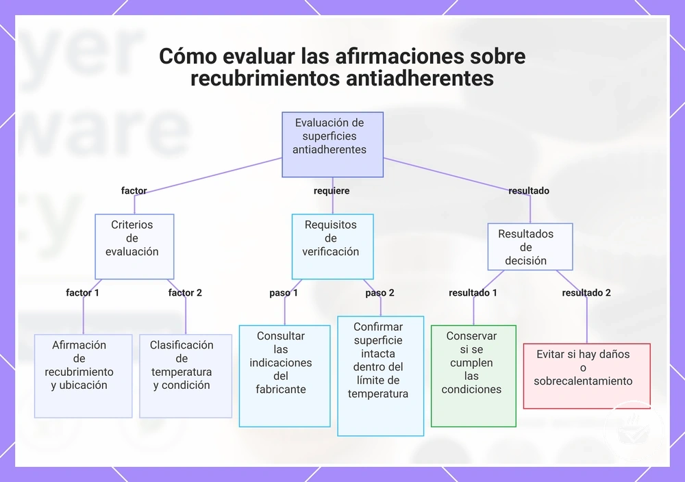 Cómo evaluar las afirmaciones sobre recubrimientos antiadherentes
