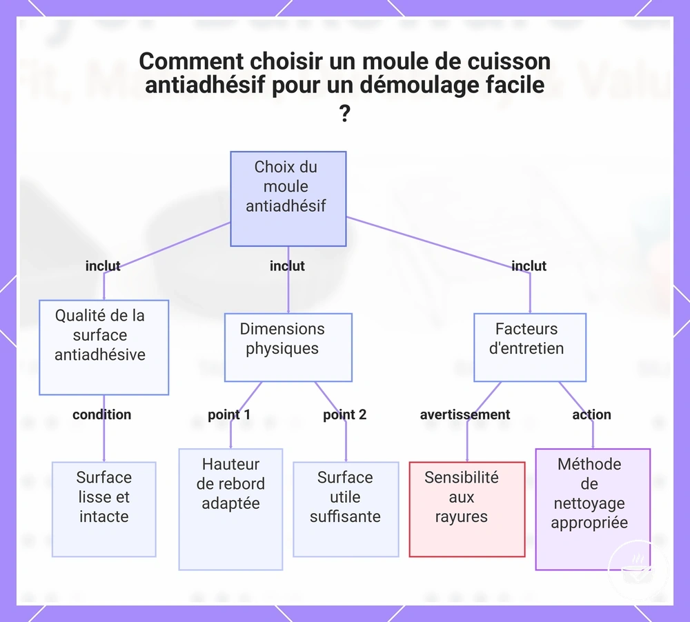 Comment choisir un moule de cuisson antiadhésif pour un démoulage facile ?