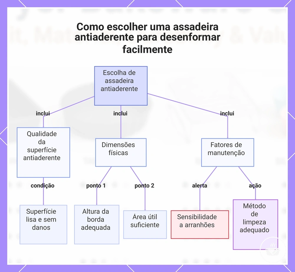Como escolher uma assadeira antiaderente para desenformar facilmente
