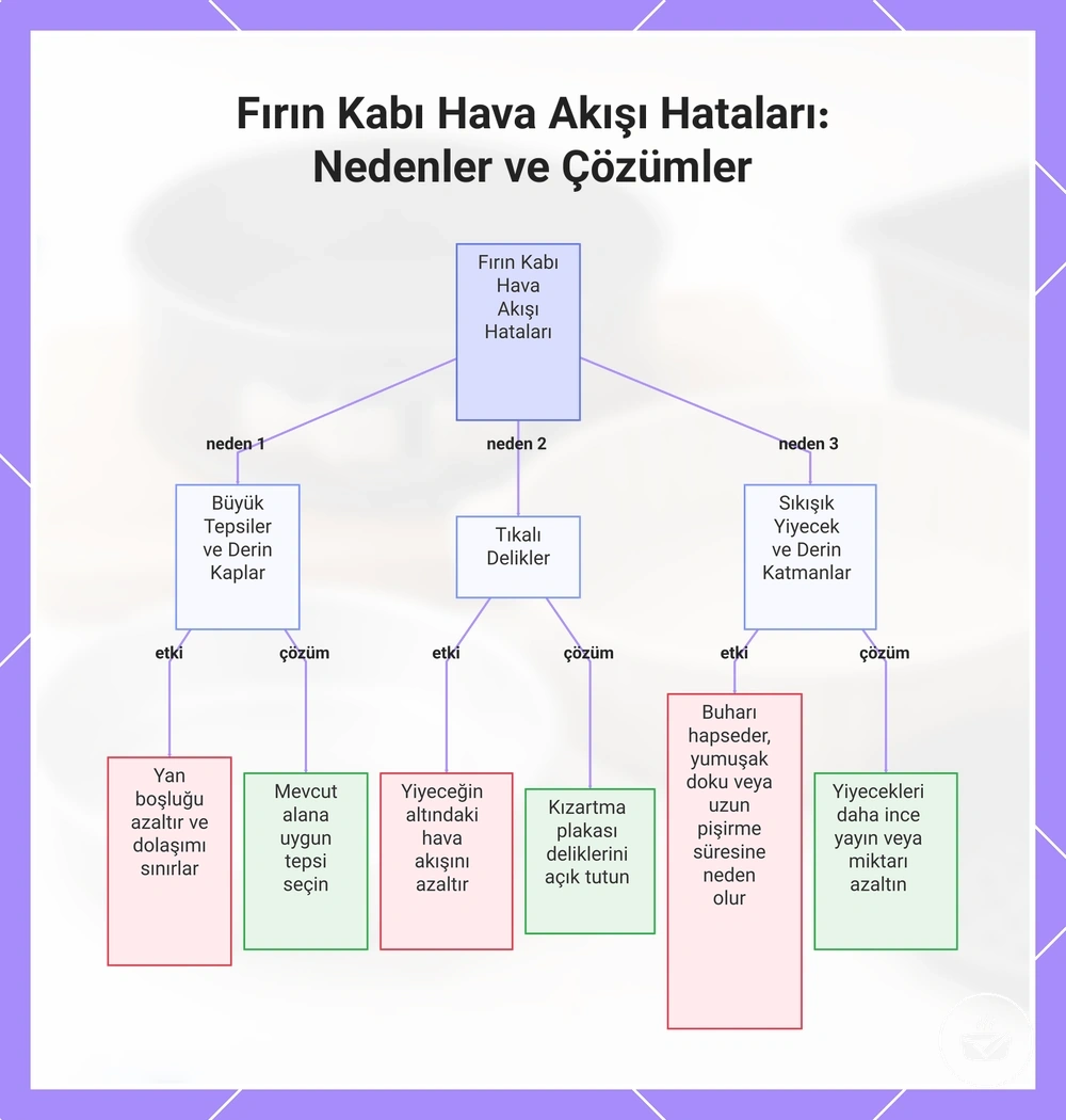 Fırın Kabı Hava Akışı Hataları: Nedenler ve Çözümler