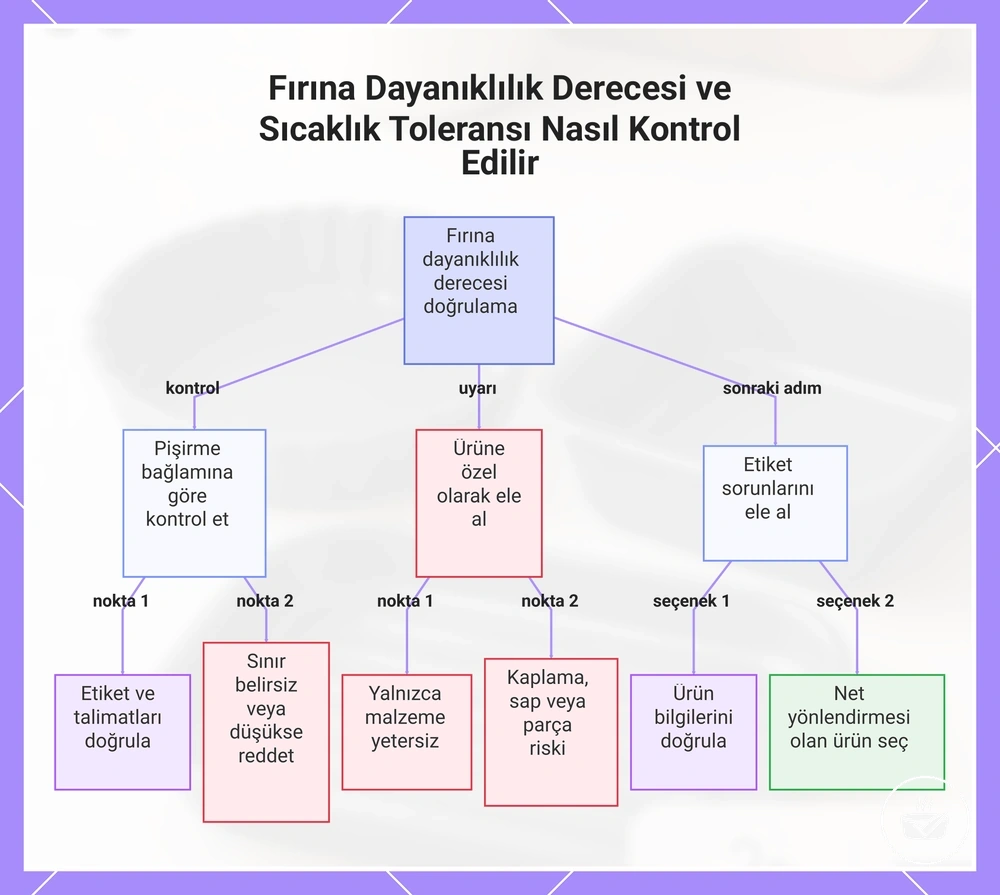 Fırına Dayanıklılık Derecesi ve Sıcaklık Toleransı Nasıl Kontrol Edilir